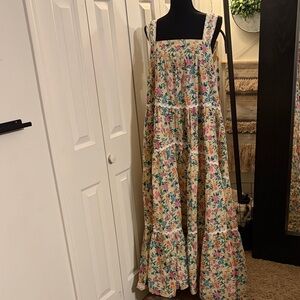 Sunshine Tienda Floral Maxi Tier Dress